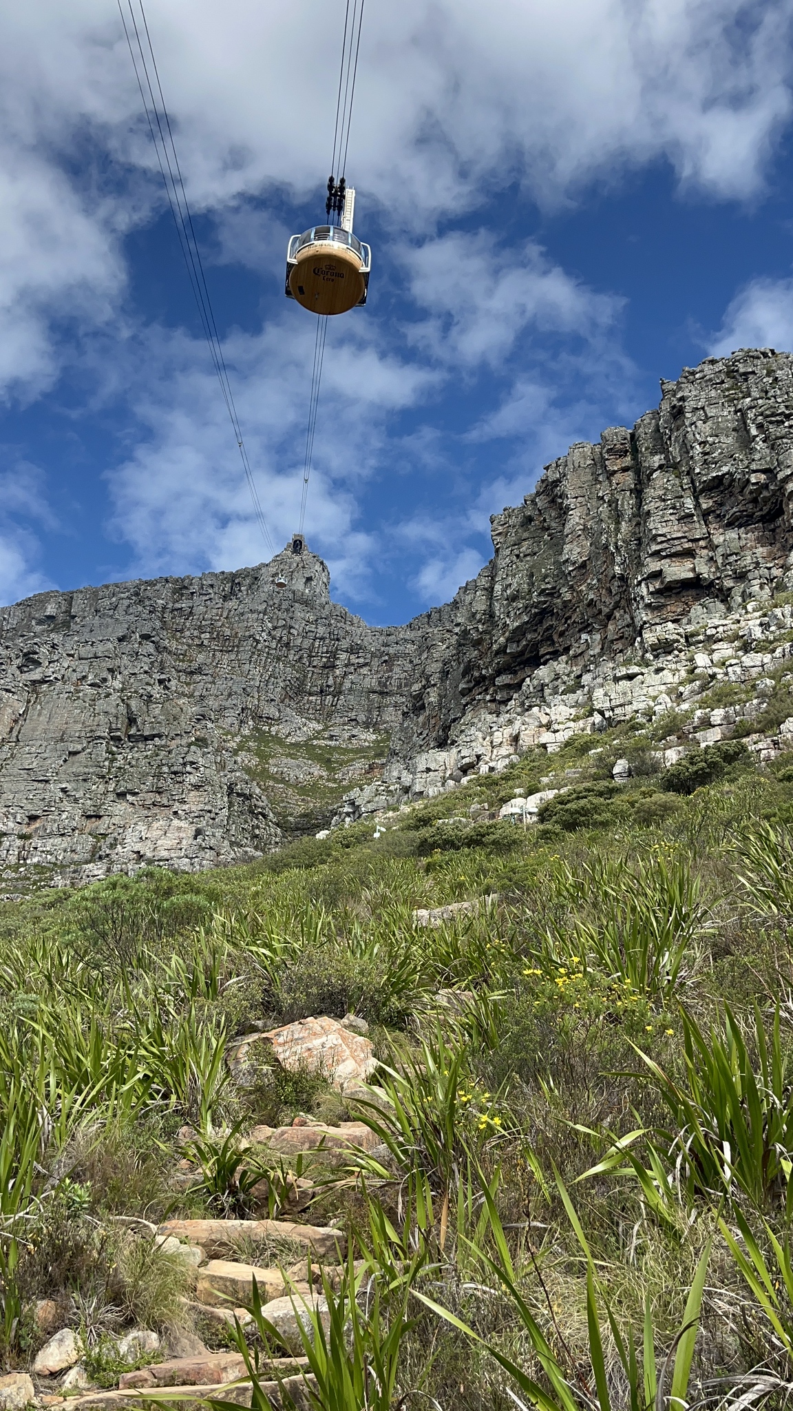 cable car to table mountain - first stop in south africa itinerary