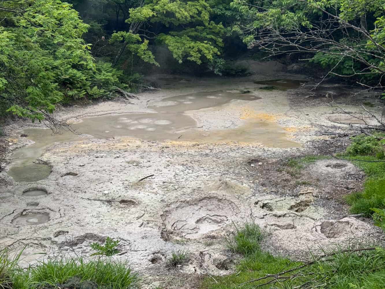Bokke mud pools at Lake Akan, Hokkaido.