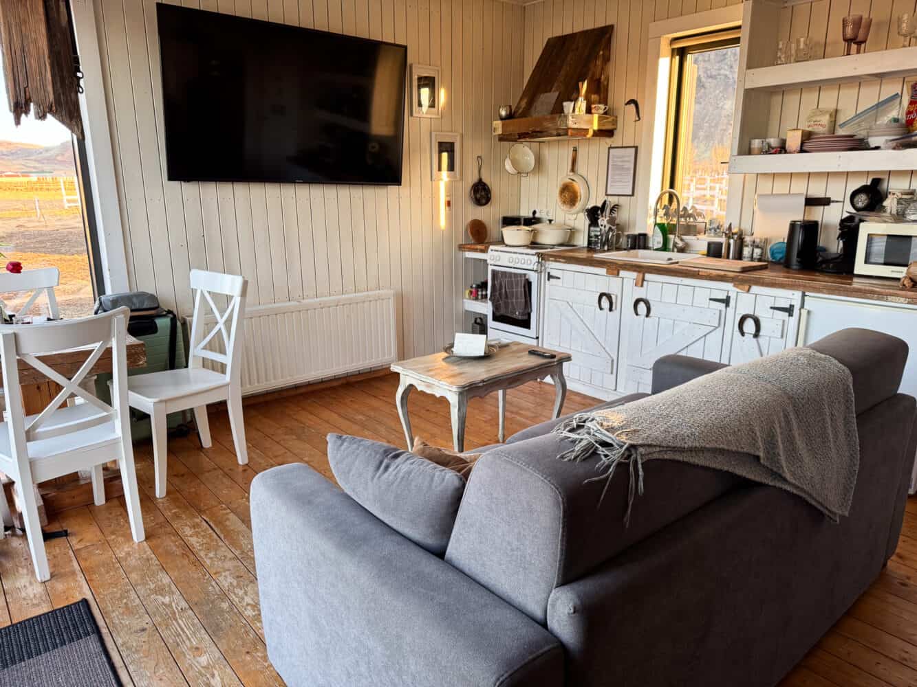 Akurgerði Guesthouse 8 in Olfus on the Golden Circle, Iceland.