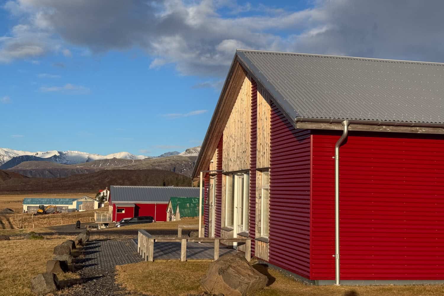 The Potato Shed apartments in Svinafell, South Iceland.