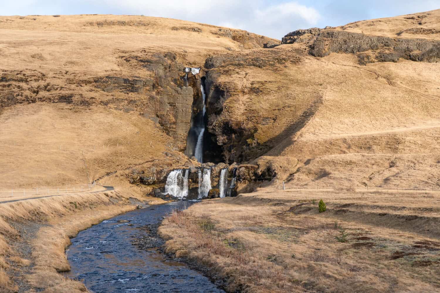 Gluggafoss waterfall in South Iceland.