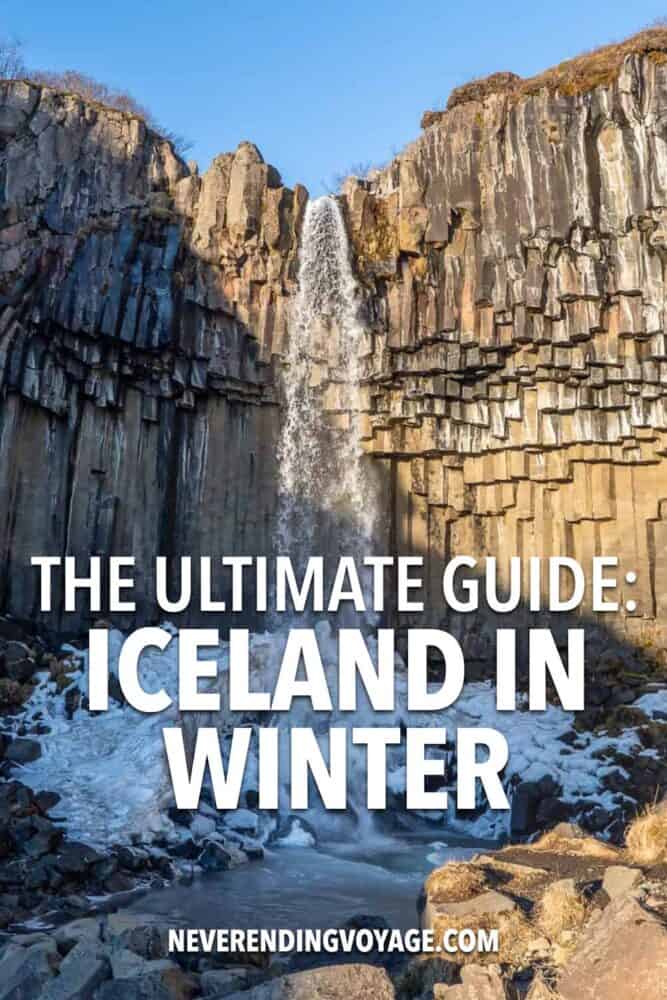 Iceland Winter Travel Guide Pinterest pin