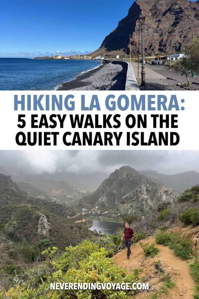 La Gomera Travel Guide Pinterest pin