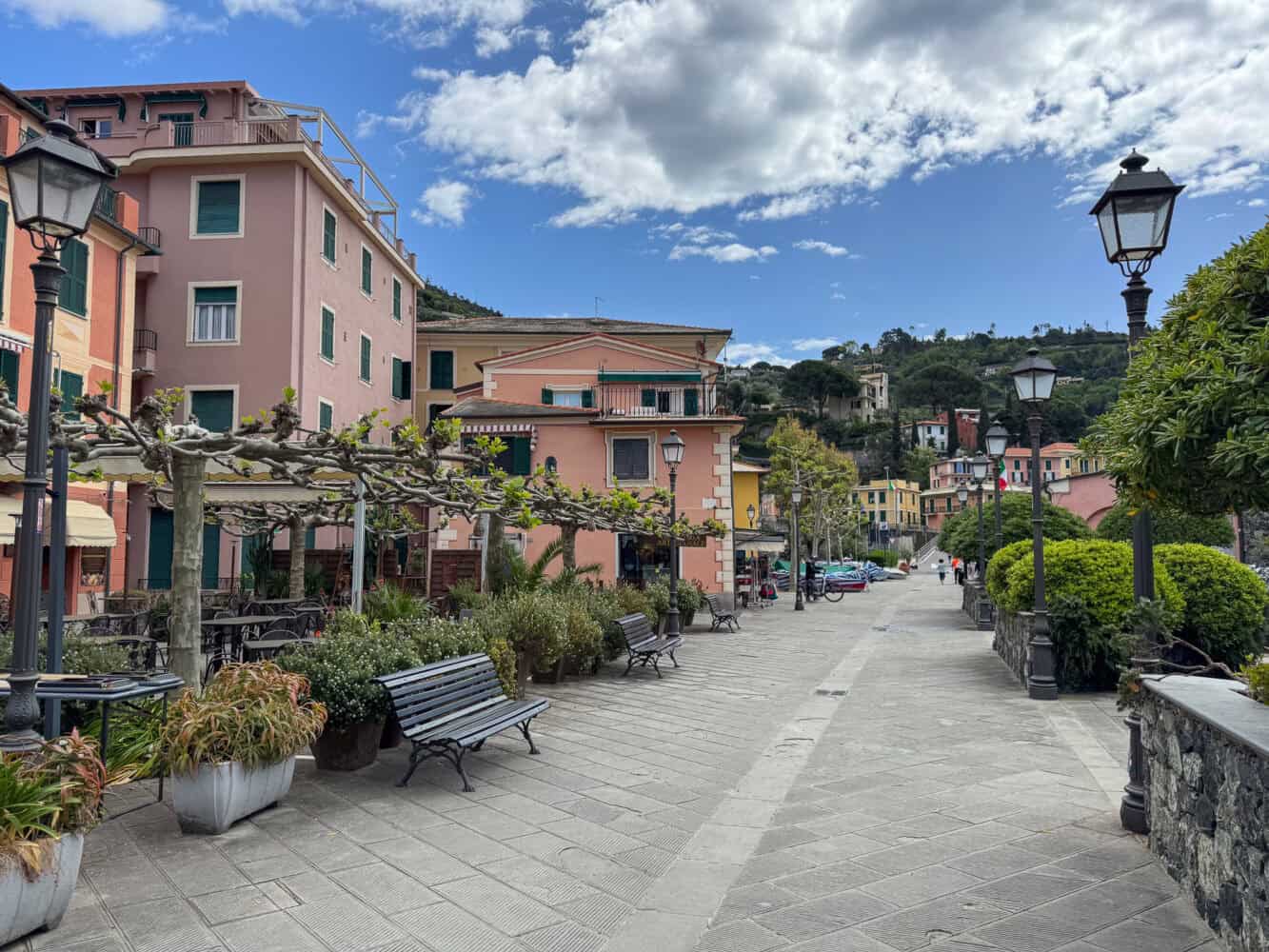 Bonassola town in Italy.