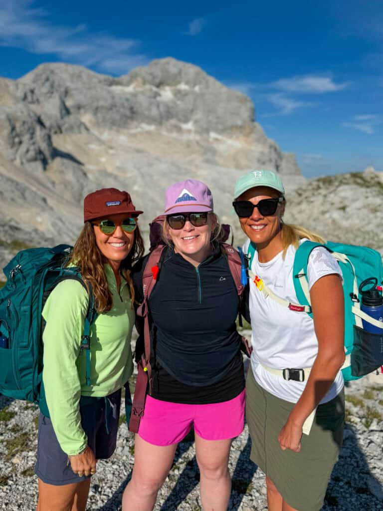 three women on mt triglav