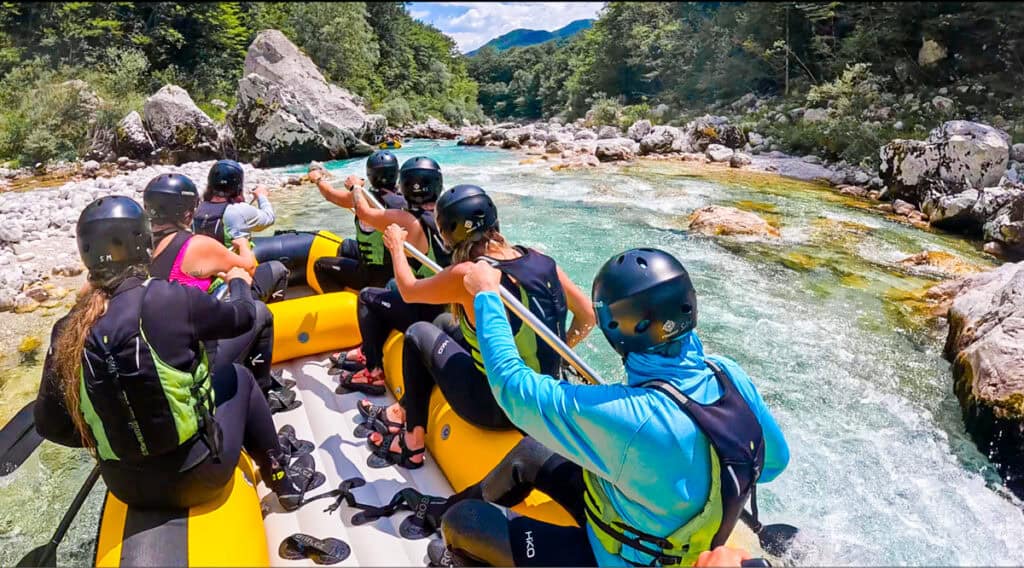whitewater rafting soca river
