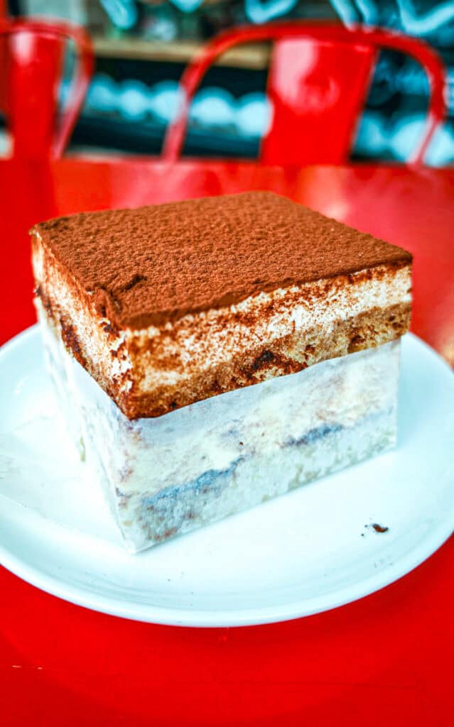 tiramisu from victoria's pastry north beach