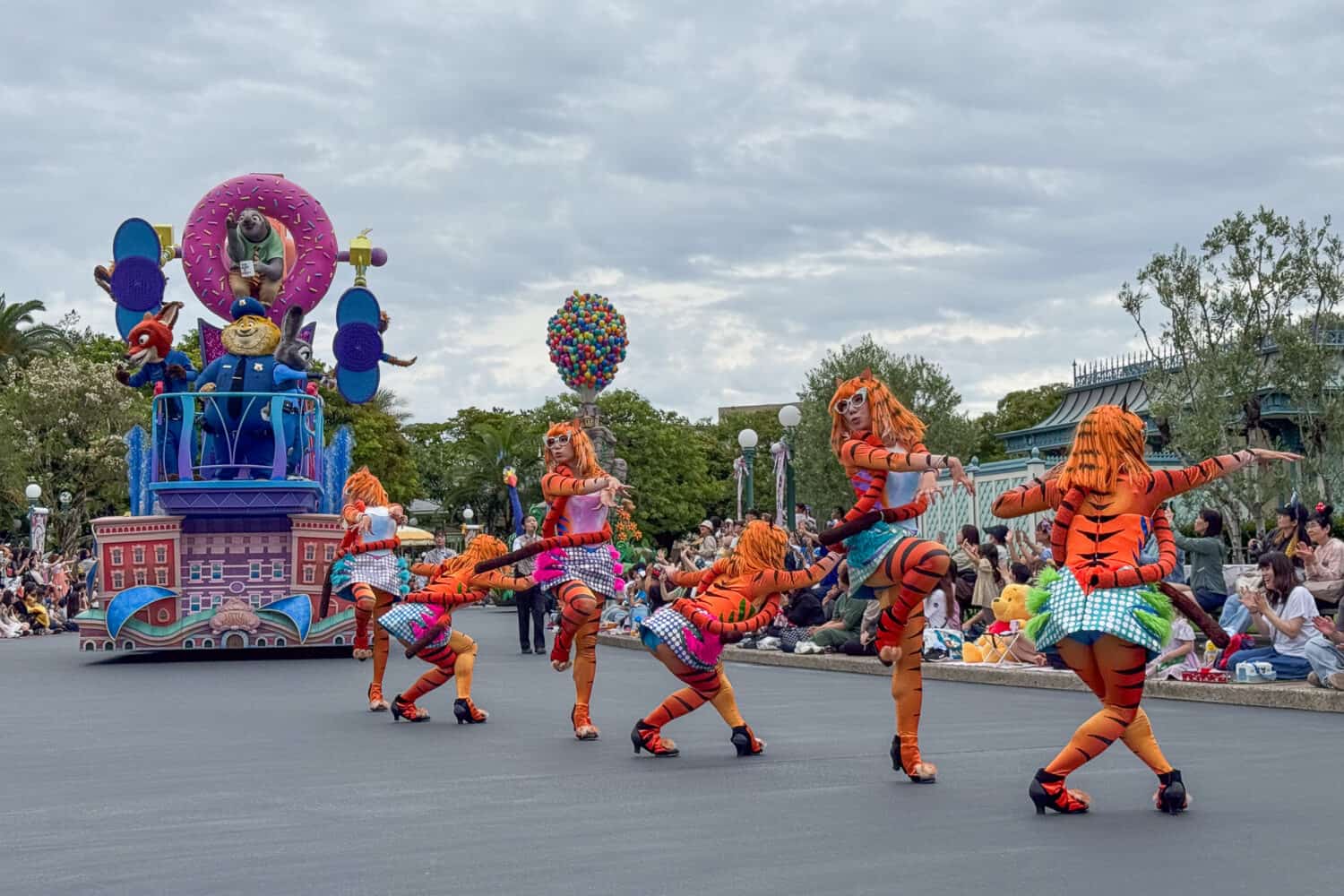Harmony in Color parade at Tokyo Disneyland with Disney Premier Access. 