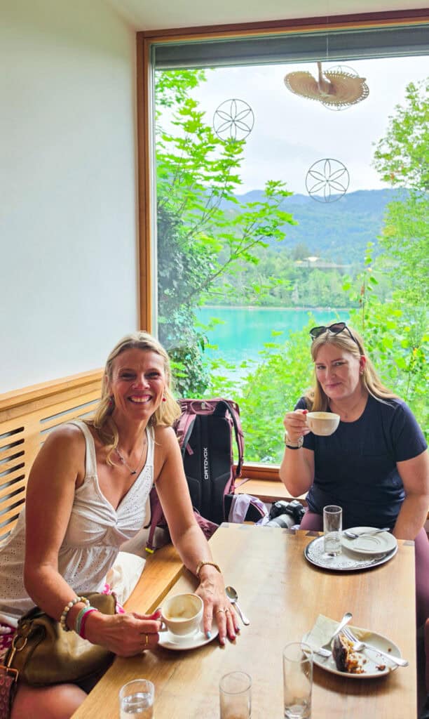 two women having coffee