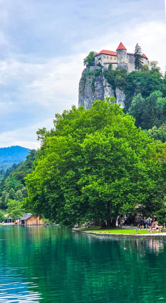 bled castle on the hill