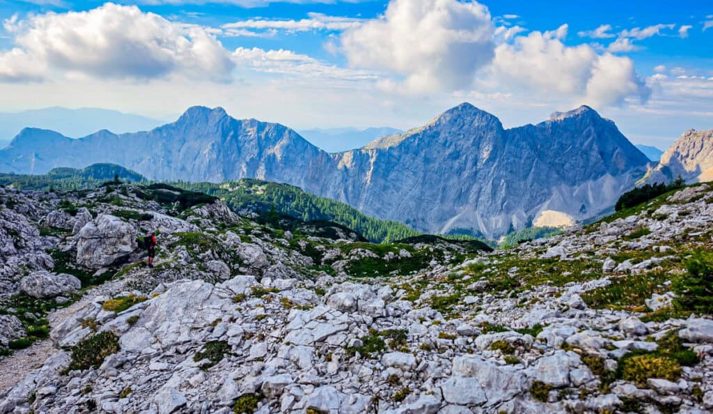 julian alps views from mt triglav