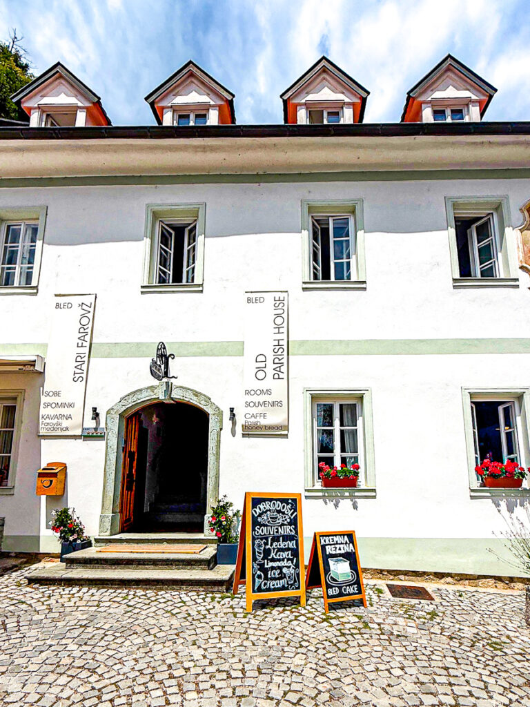 exterior of old parish house hotel