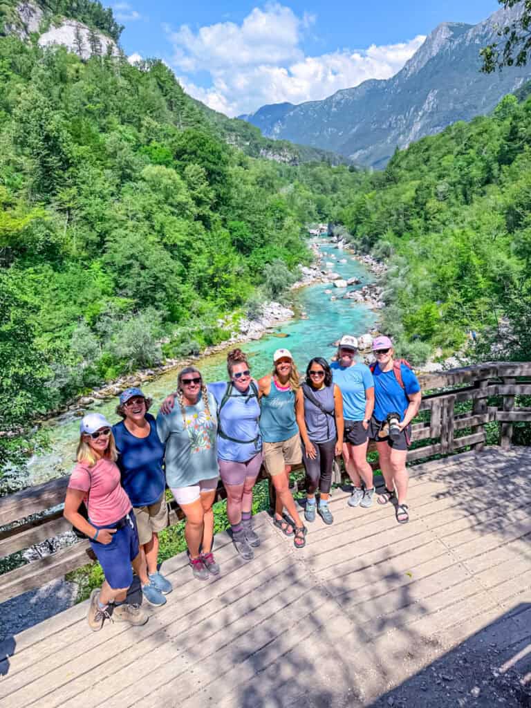 group in front of soca river
