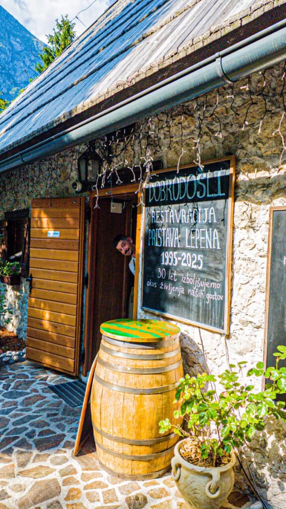 restaurant at Pristava Lepena
