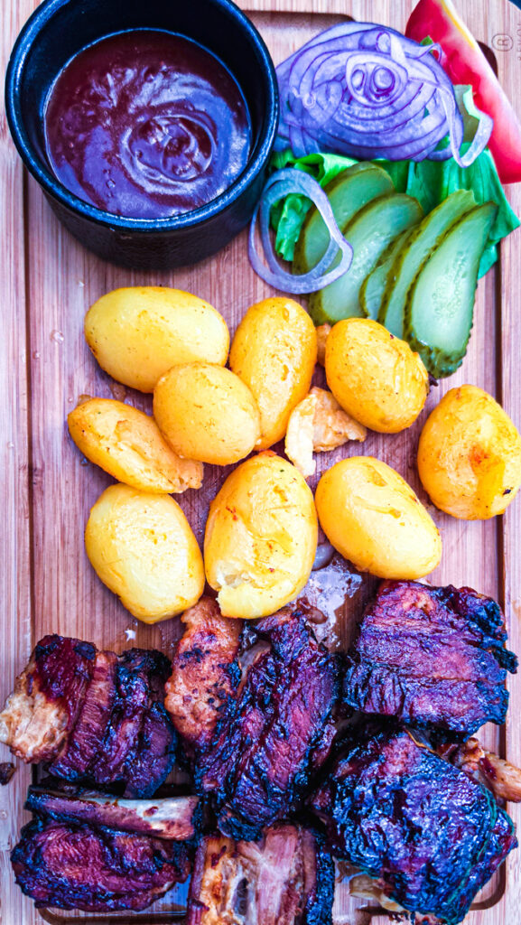 bbq pork dish