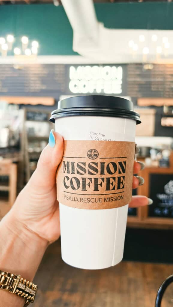 mission coffee cup