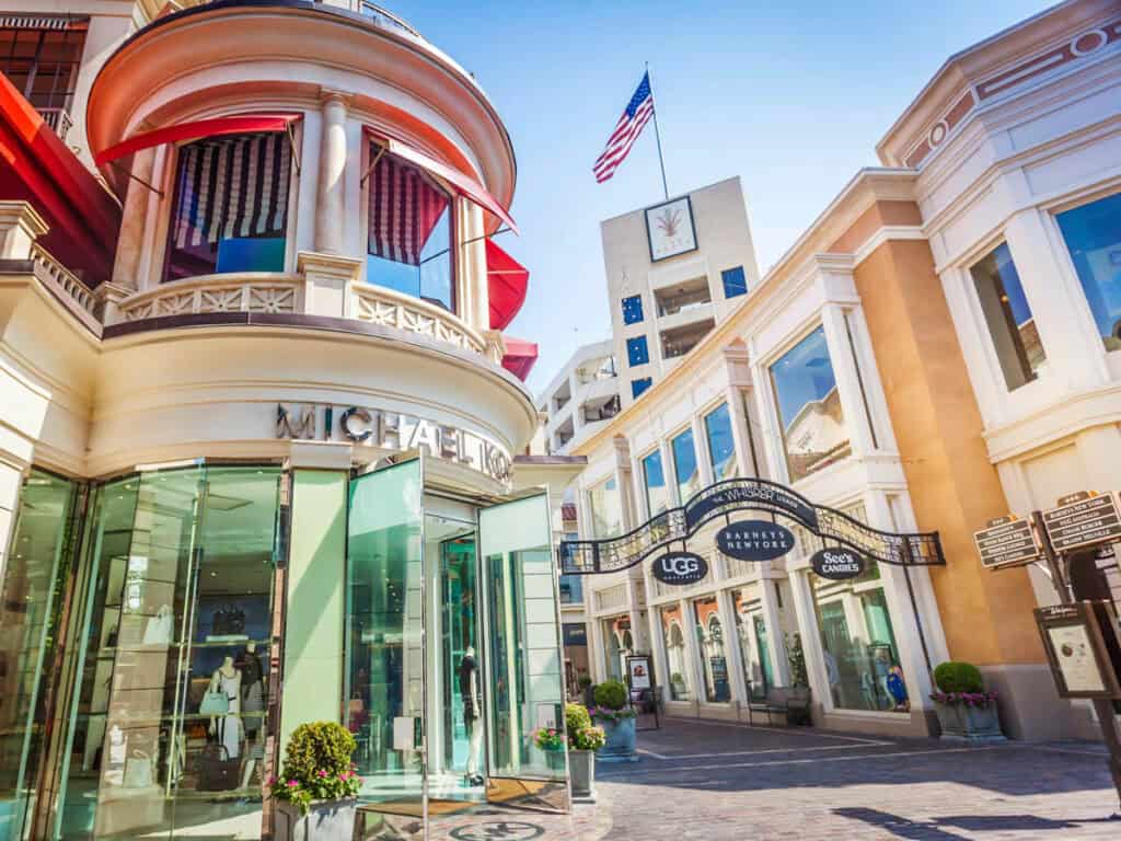 the grove shopping arcade