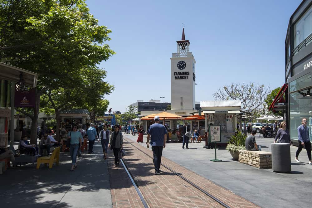 Clock tower at the entrance of Farmer's Market, Los Angeles
