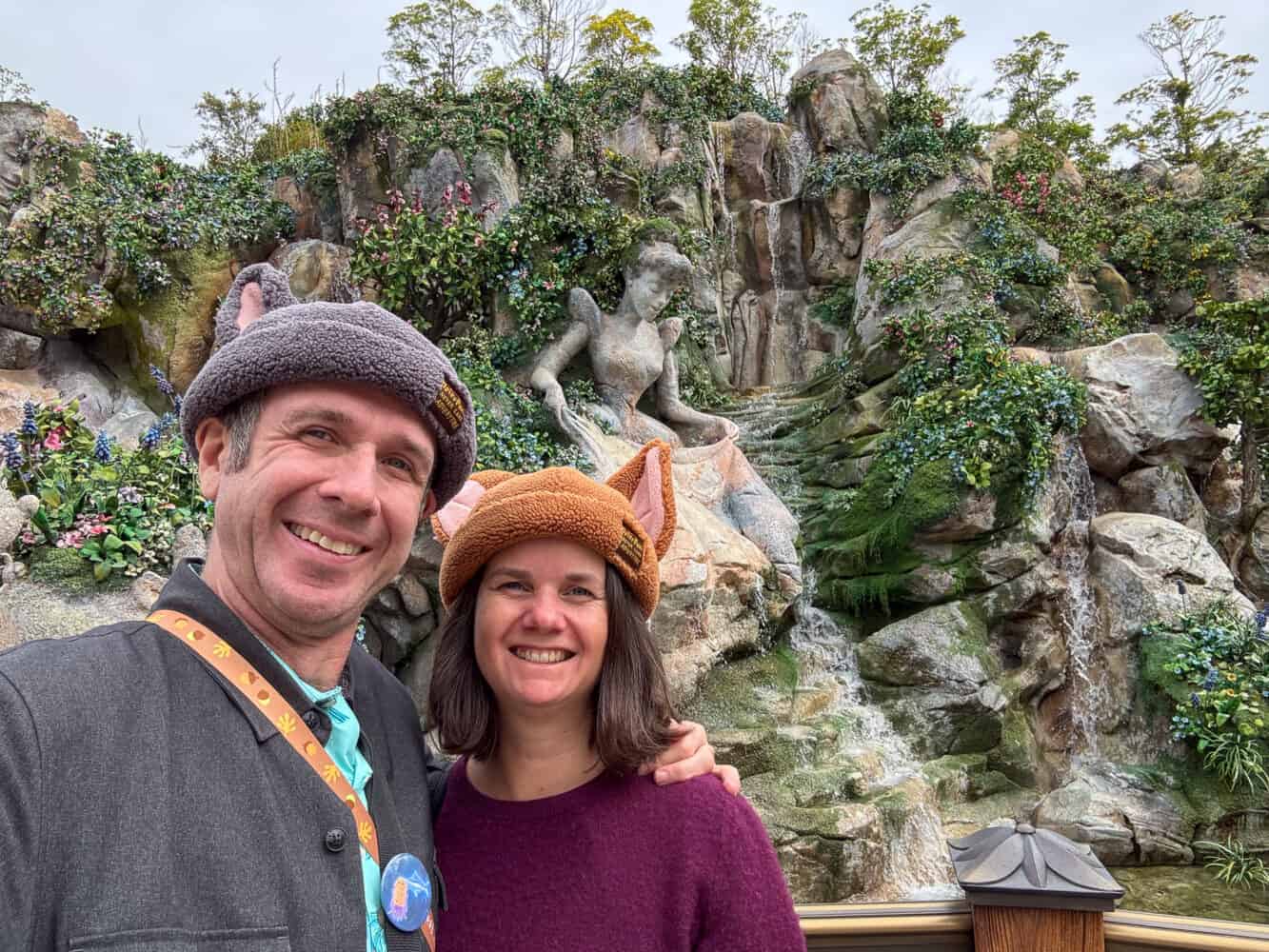 Simon and Erin in Fantasy Springs, DisneySea. 