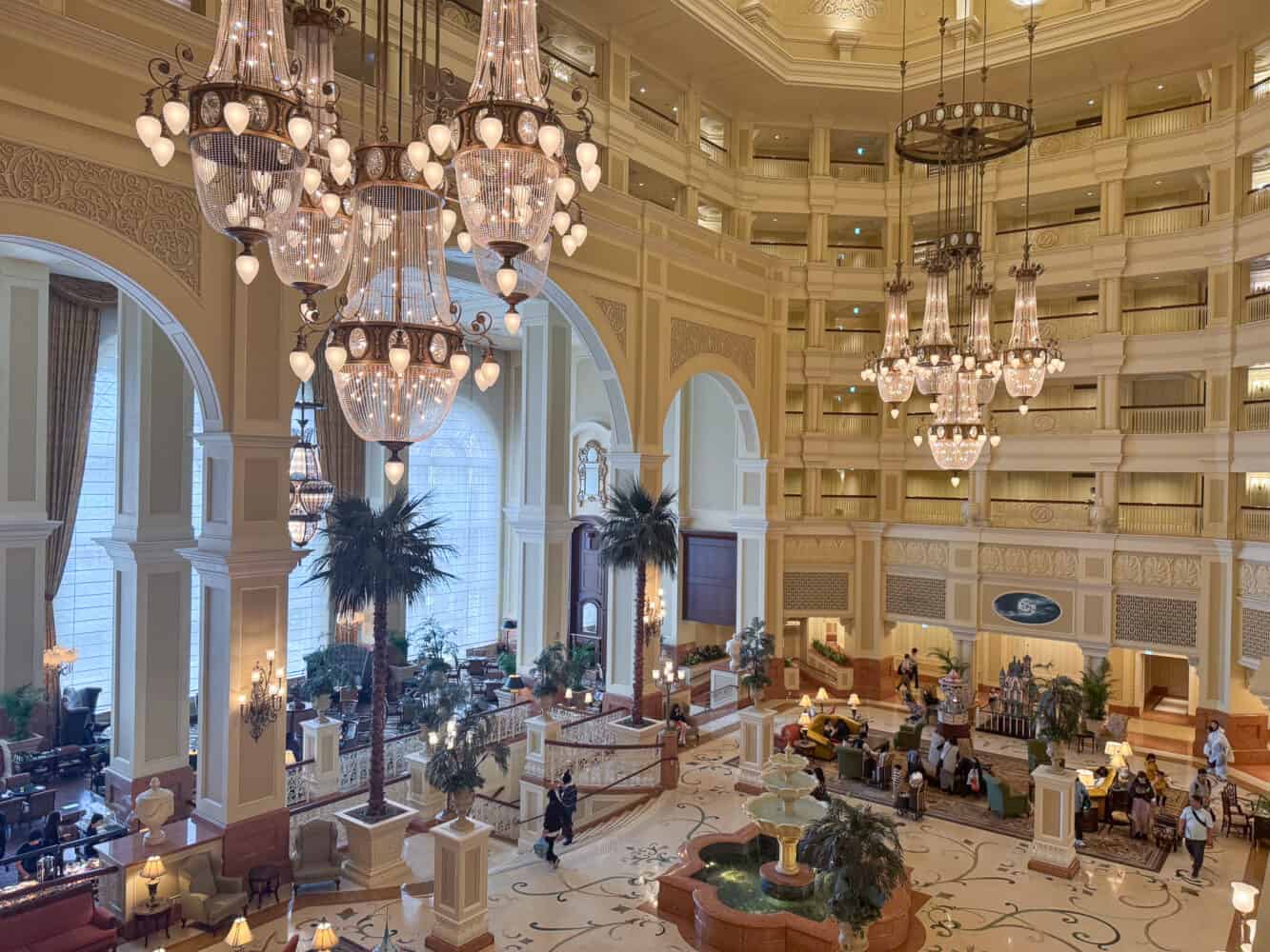 Tokyo Disneyland Hotel lobby. 