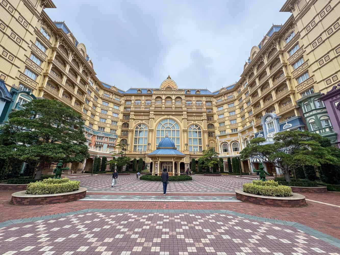 Tokyo Disneyland Hotel entrance. 